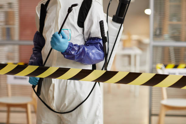 Professional Blood Cleanup technician working in Pettigrew, AR